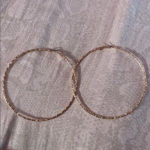 Large gold hoops
